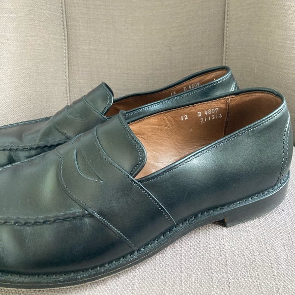 Allen Edmonds Randolph Penny Loafers in Black 12 - Picture 9 of 9